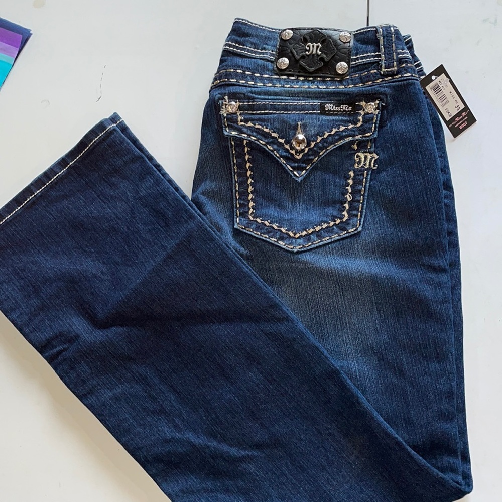 Miss me dark wash denim jeans